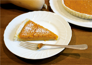 バターナッツ・スカッシュ（カボチャ）のパイ