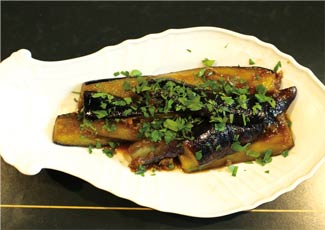 ナスのシランソース